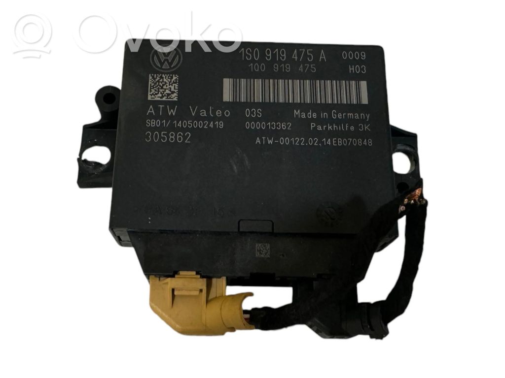 Volkswagen Up Parking PDC control unit/module 