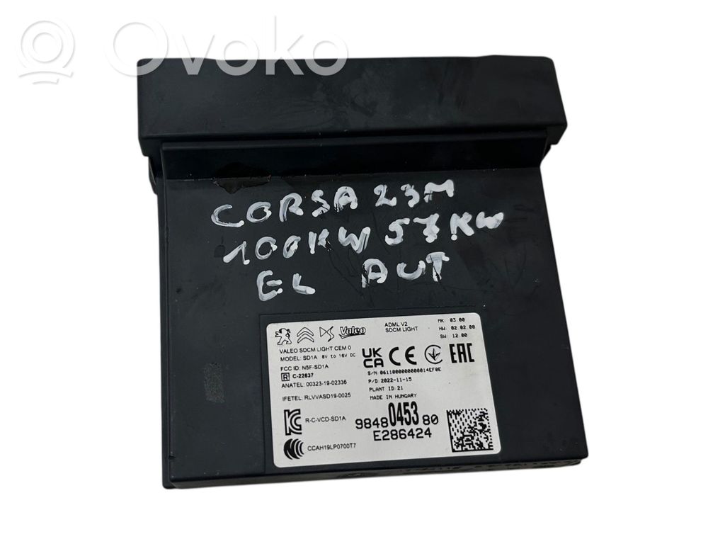 Opel Corsa F Autres unités de commande / modules 