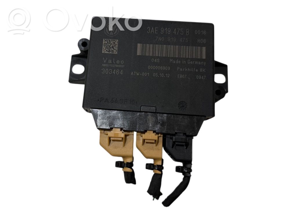 Volkswagen PASSAT B7 Parking PDC control unit/module 