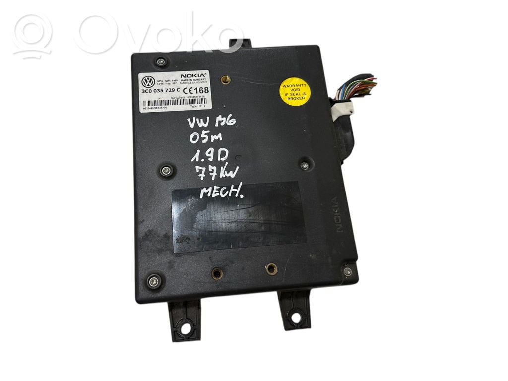 Volkswagen PASSAT B6 Phone control unit/module 