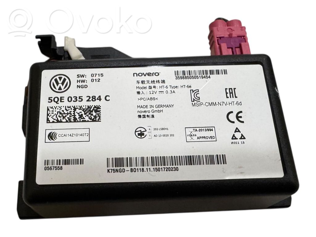 Volkswagen e-Golf Other control units/modules 