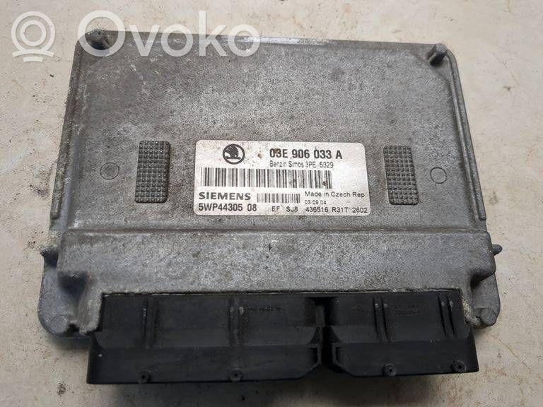Skoda Fabia Mk1 (6Y) Engine control unit/module 