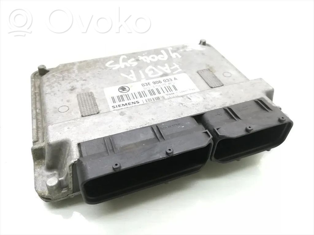 Skoda Fabia Mk1 (6Y) Engine control unit/module 