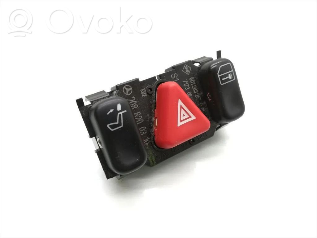 Mercedes-Benz E W210 Hazard light switch 