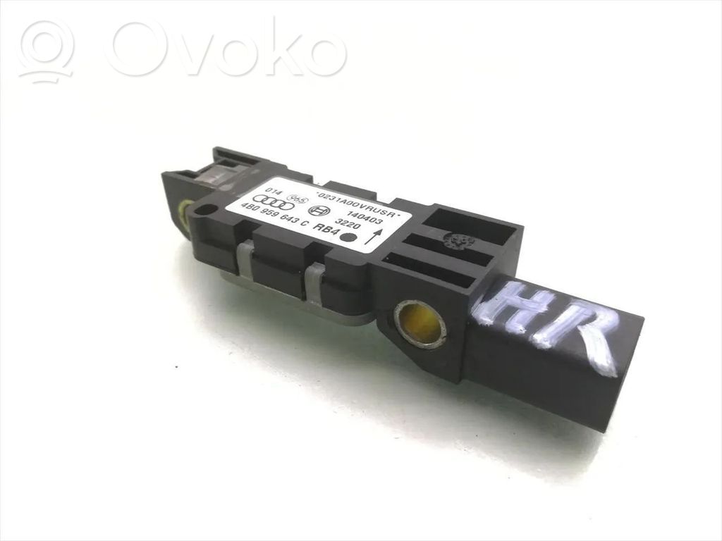 Airbag deployment crash/impact sensor   4B0959643C,140403