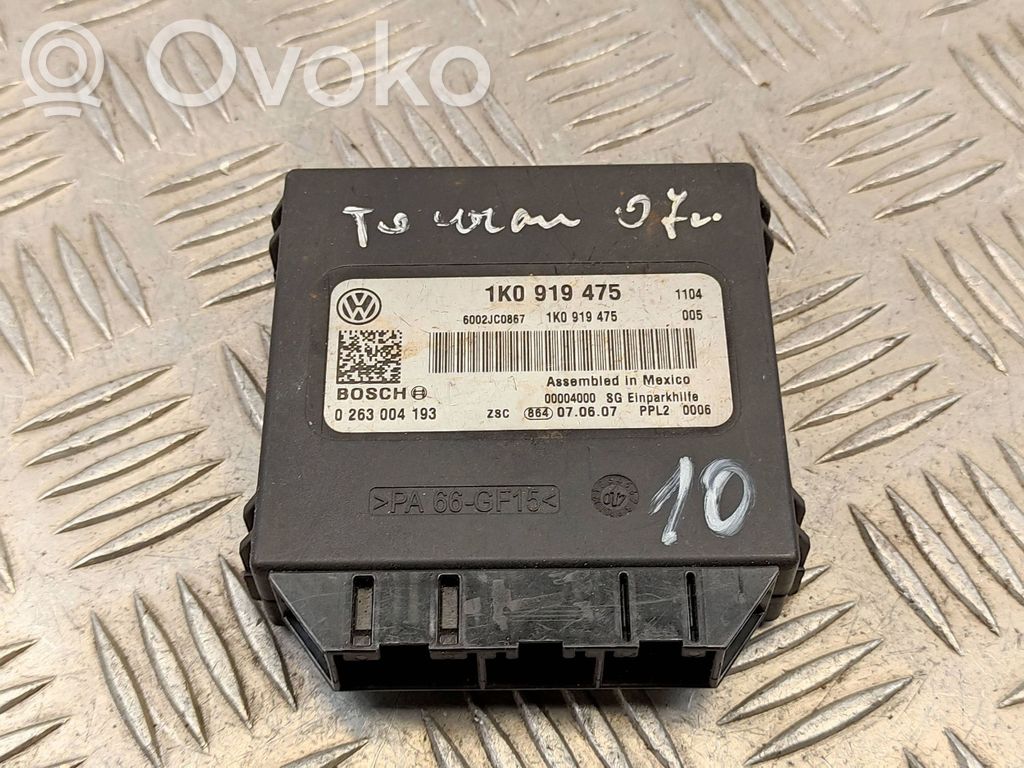 Volkswagen Touran I Parking PDC control unit/module 