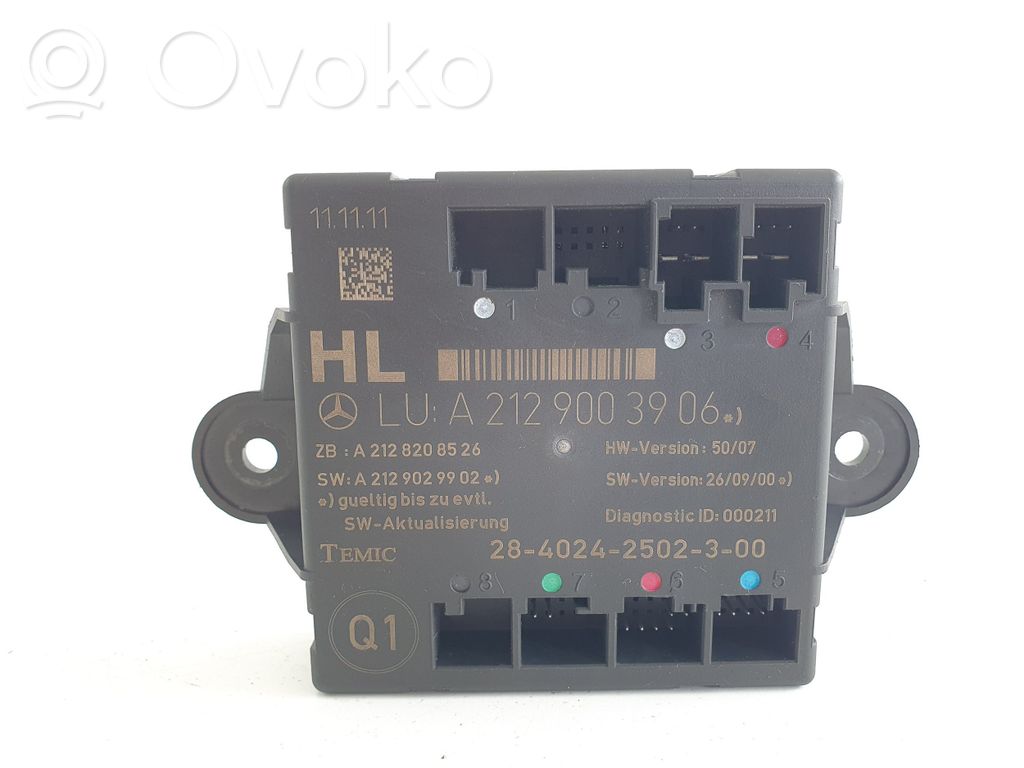 Mercedes-Benz C W204 Door control unit/module 