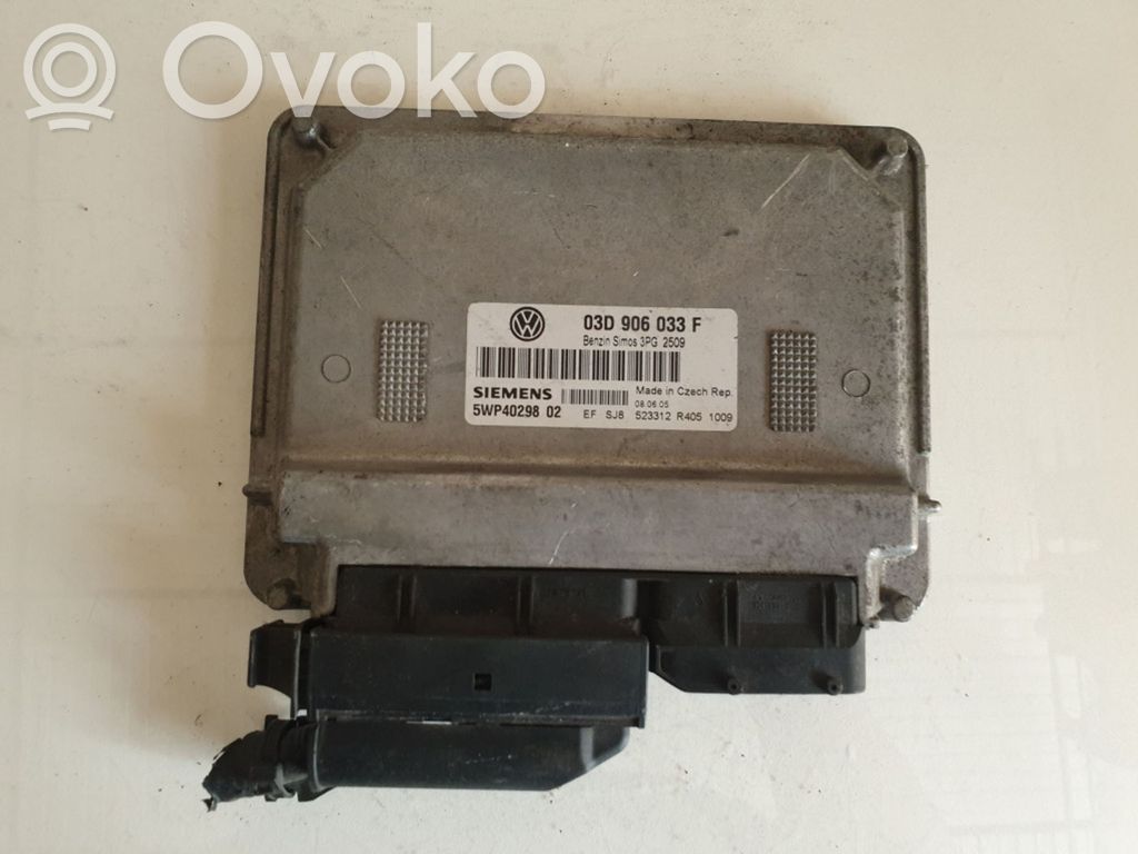 Volkswagen Polo IV 9N3 Engine control unit/module 