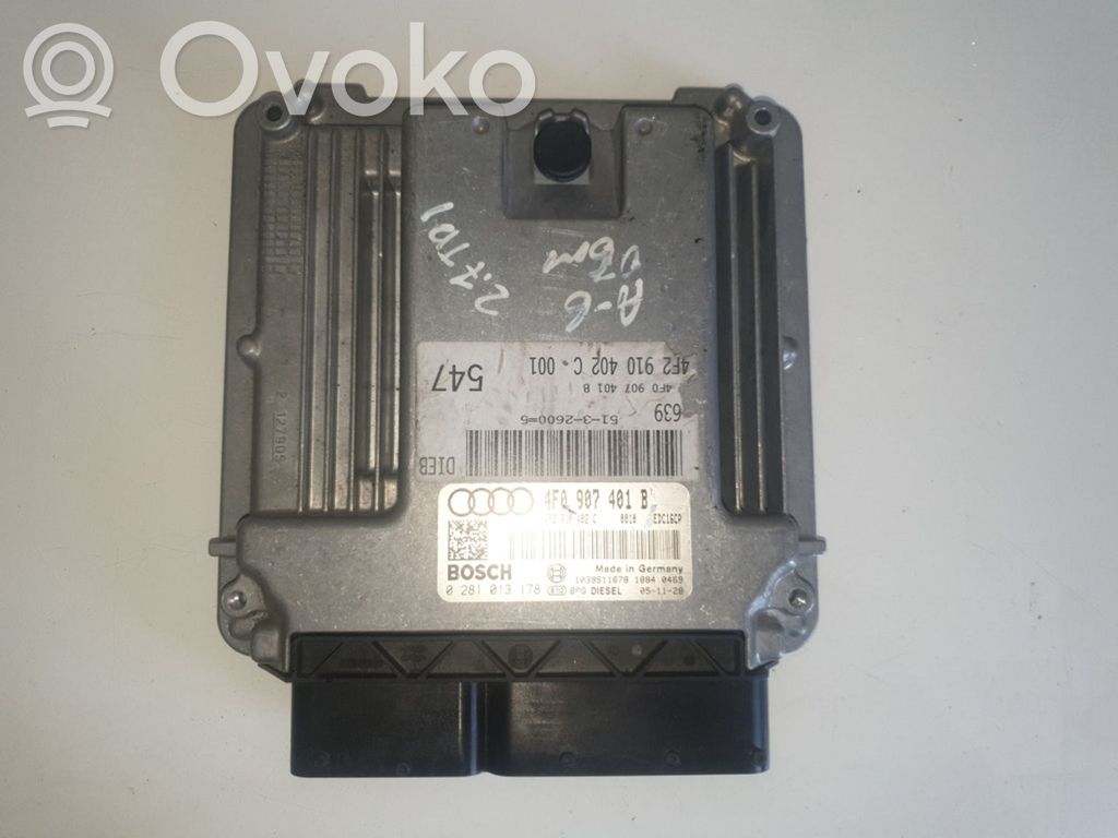 Audi A6 S6 C6 4F Engine control unit/module 