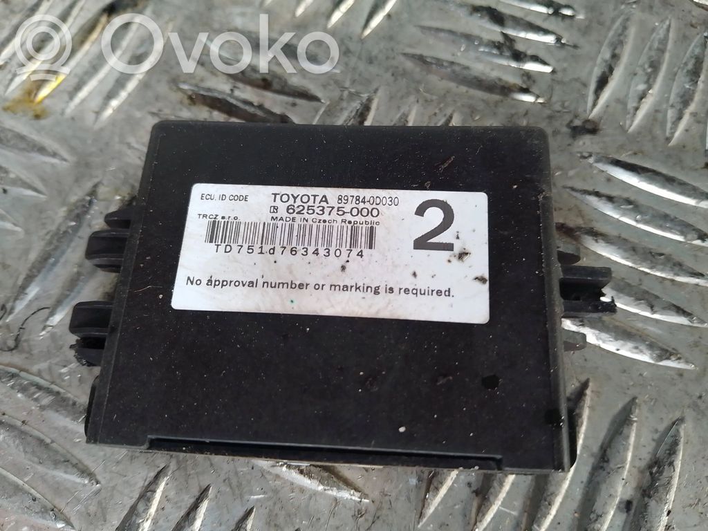 Toyota Yaris Other control units/modules 