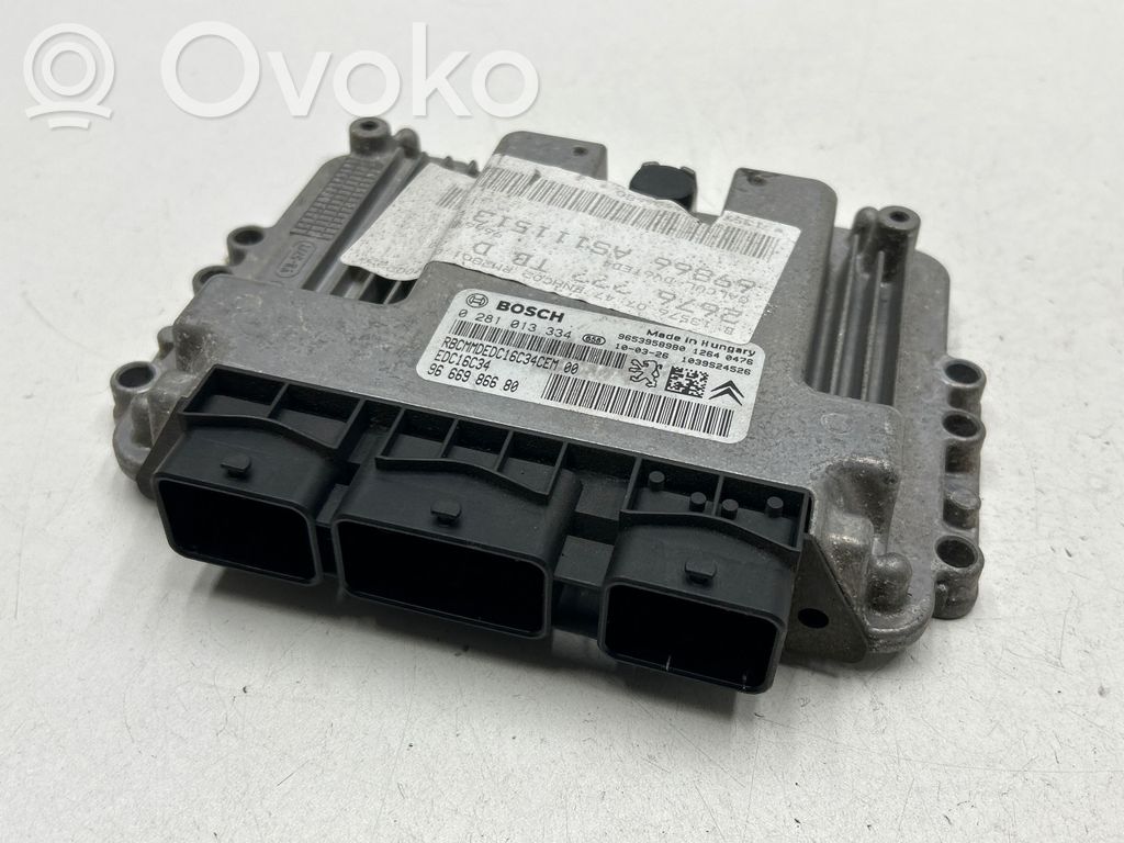 Peugeot 3008 I Engine control unit/module 