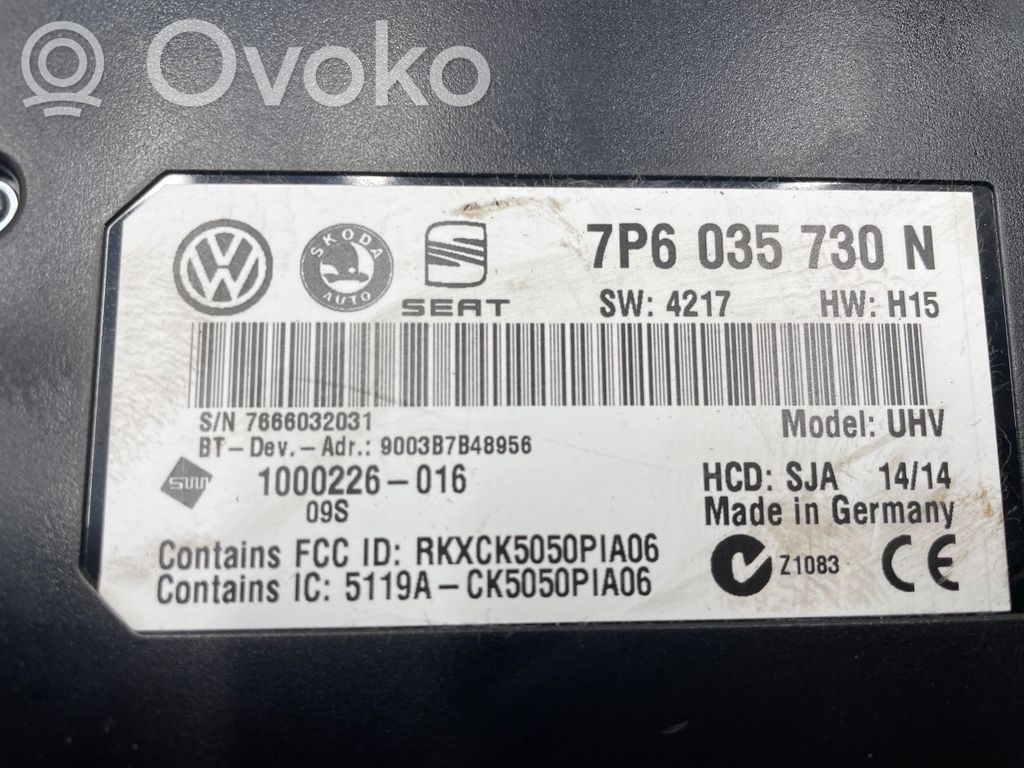 Moduł / Sterownik Bluetooth   7P6035730N,7666032031,1000226016