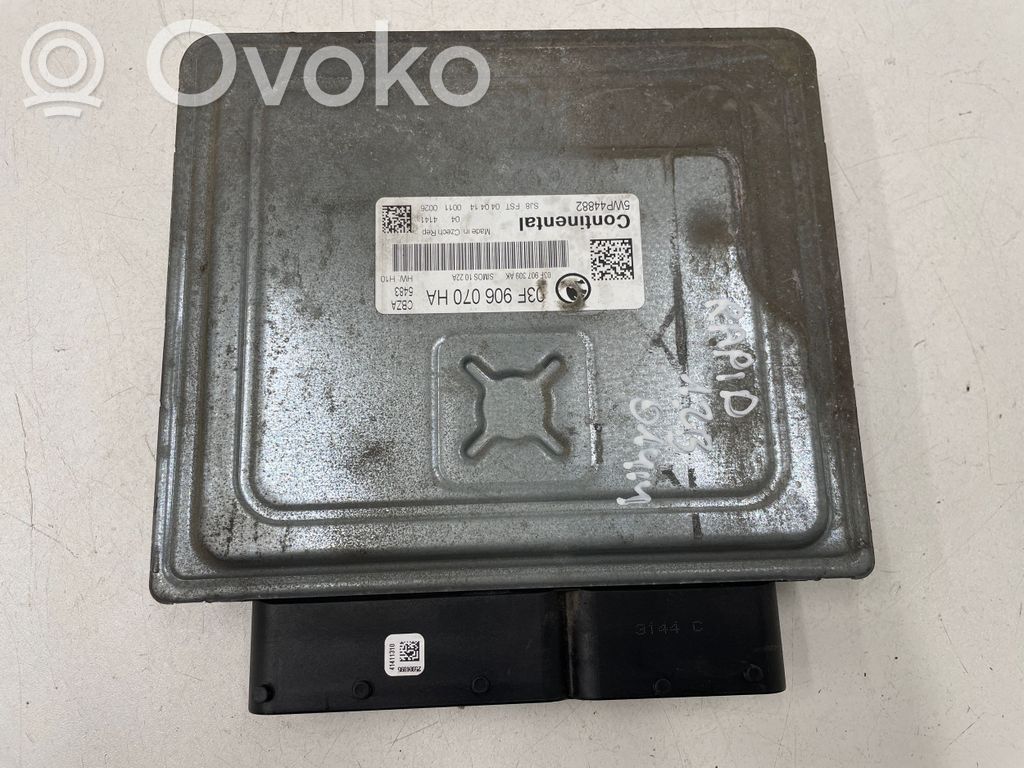 Engine control unit/module   03F907309AK,5WP44882,03F906070HA