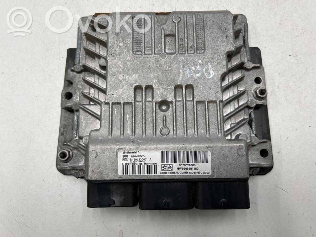 Engine control unit/module   9666681180,S180123007A,9678628780