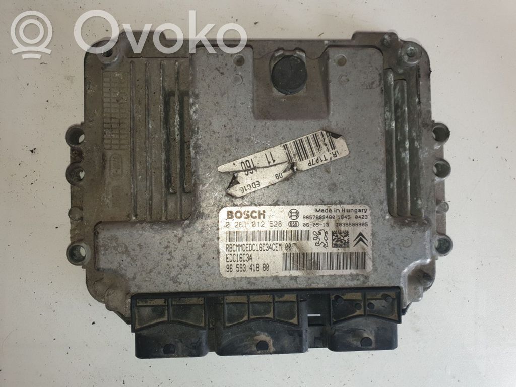 Peugeot 407 Engine control unit/module 
