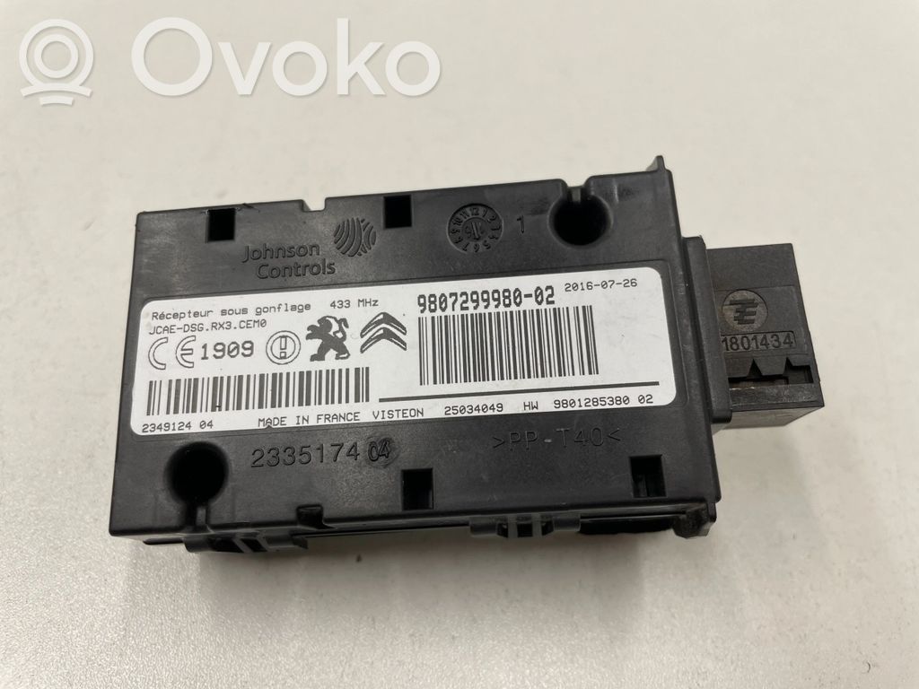 Peugeot 508 RXH Tire pressure control unit 
