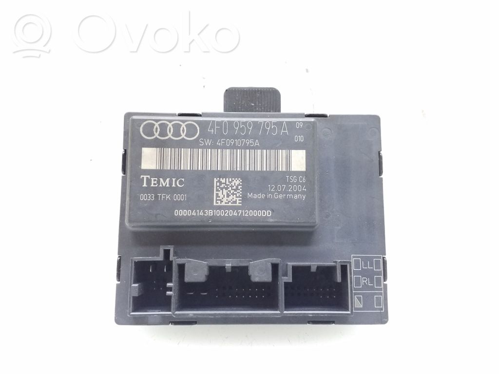 Audi A6 S6 C6 4F Door control unit/module 