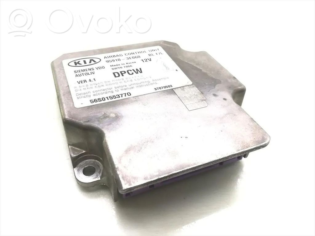 KIA Sorento Airbag control unit/module 