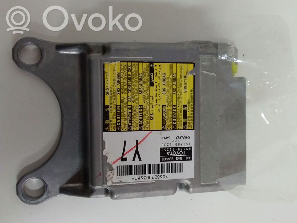 Lexus CT 200H Airbag control unit/module 