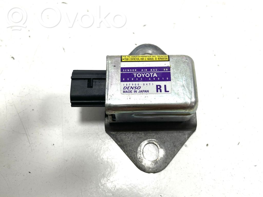 Toyota Land Cruiser (J120) Czujnik uderzenia Airbag 