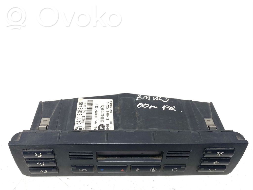 BMW 3 E46 Climate control unit 