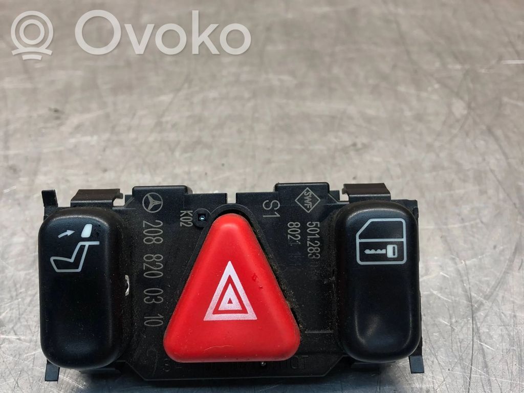 Mercedes-Benz CLK AMG A208 C208 Hazard light switch 