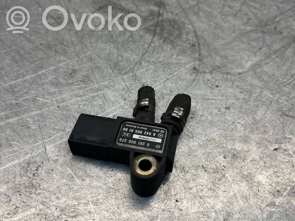 Mercedes-Benz ML W164 Exhaust gas pressure sensor 