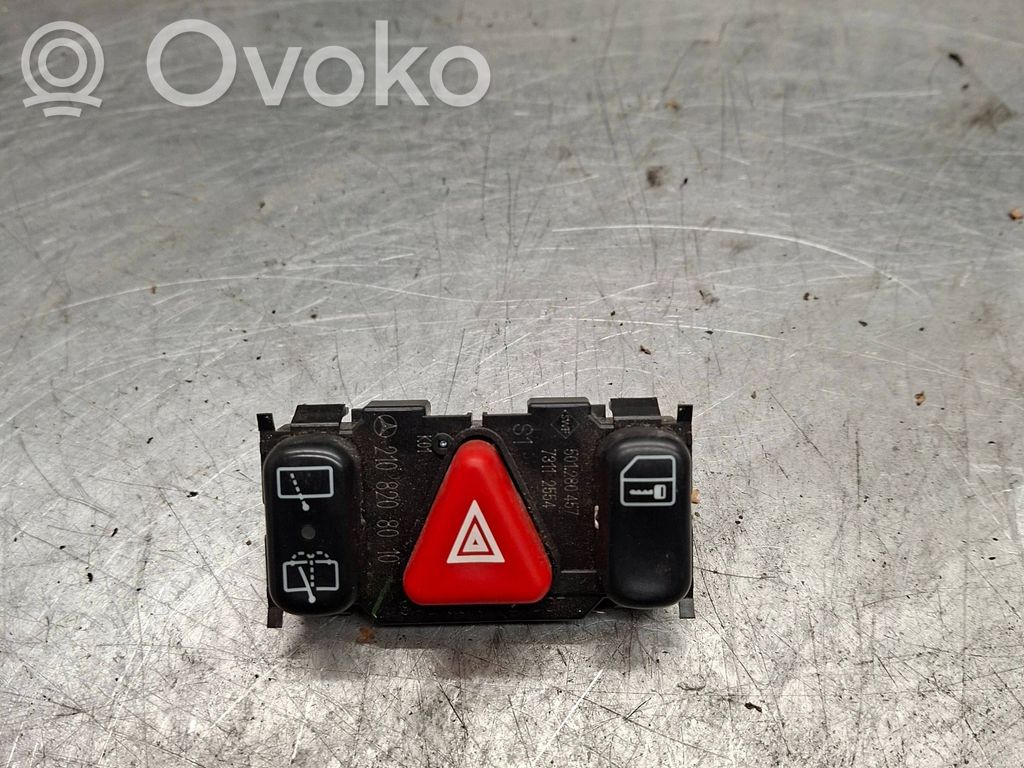 Mercedes-Benz E W210 Hazard light switch 