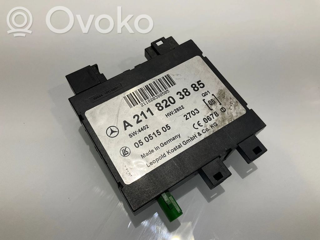 Moduł / Sterownik systemu uruchamiania bezkluczykowego   A2118203885,SW4402,05051505,2118203885