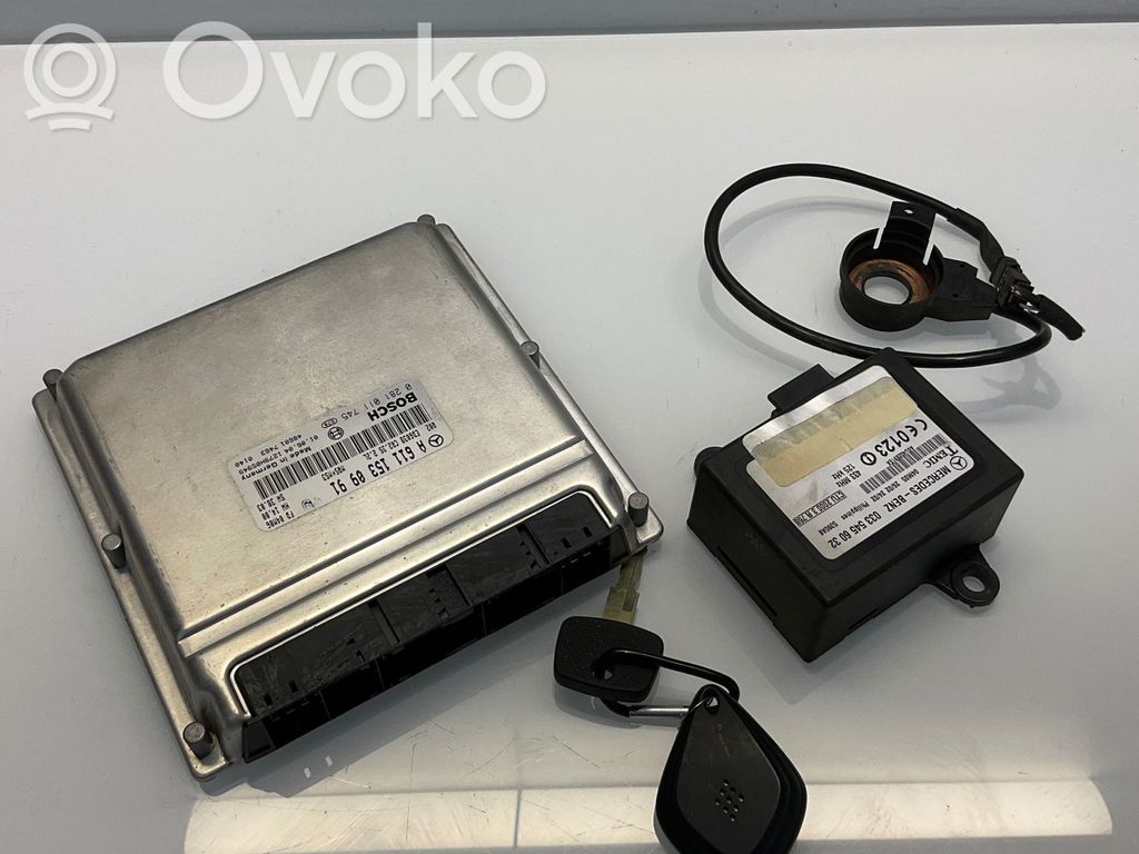 Komputer / Sterownik ECU i komplet kluczy   A6111530991,0281011745,1279H05949,6111530991