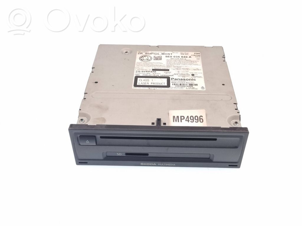 Skoda Octavia Mk3 (5E) Radio/CD/DVD/GPS head unit 