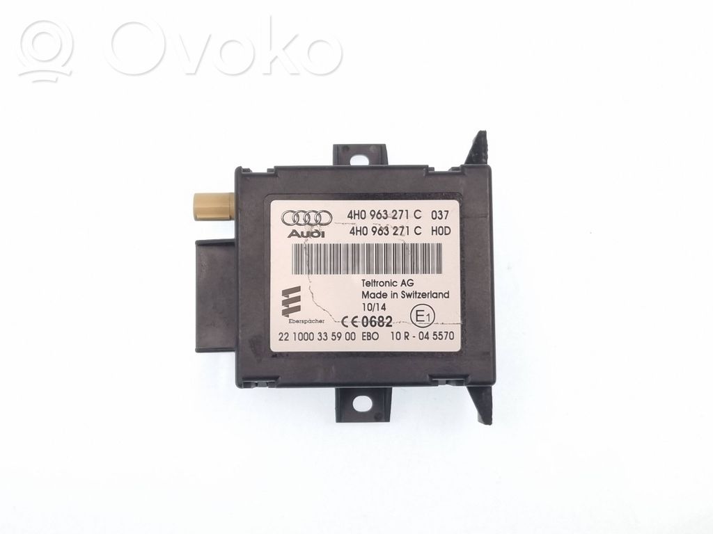 Audi A7 S7 4G Auxiliary heating control unit/module 