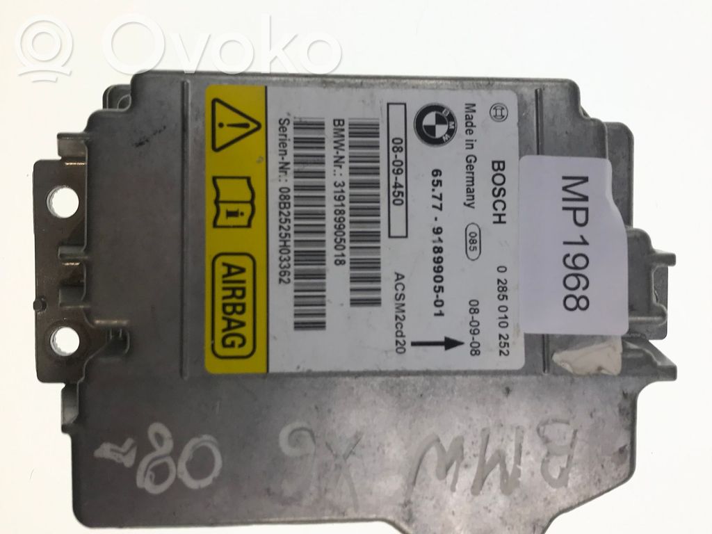 BMW X6 E71 Airbag control unit/module 