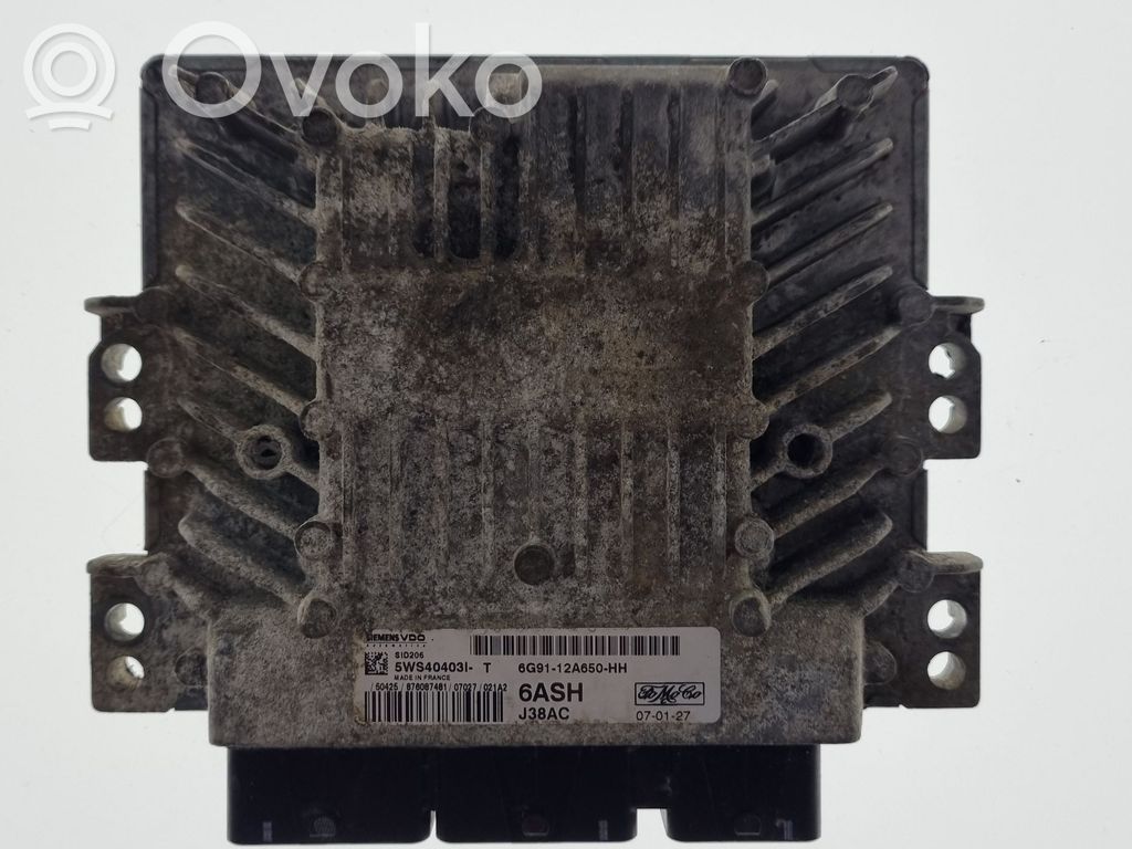 Engine control unit/module   5WS40403I,6G9112A650HH,6ASHJ38AC
