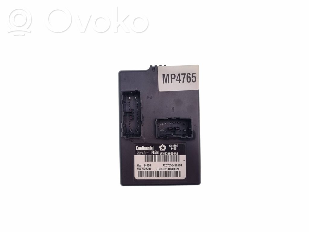 Chrysler Pacifica Tailgate/trunk control unit/module 
