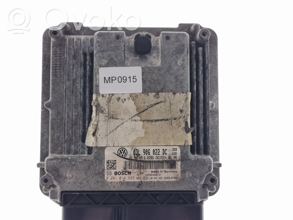 Volkswagen Golf VI Engine control unit/module 