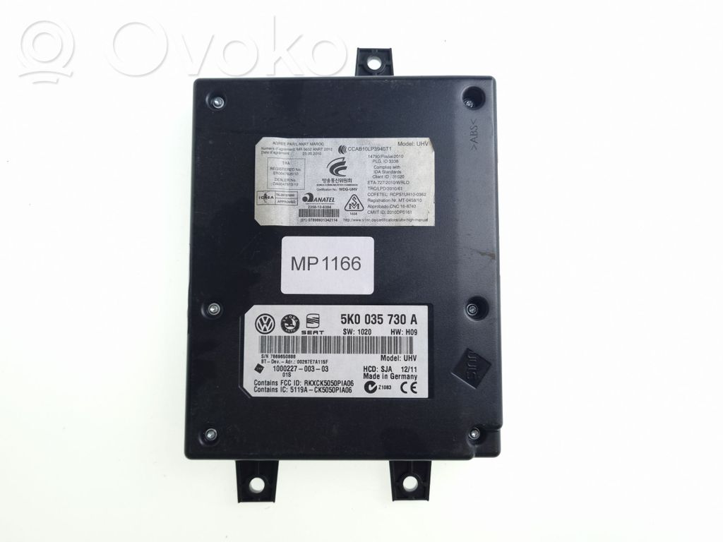 Volkswagen PASSAT B6 Bluetooth control unit module 