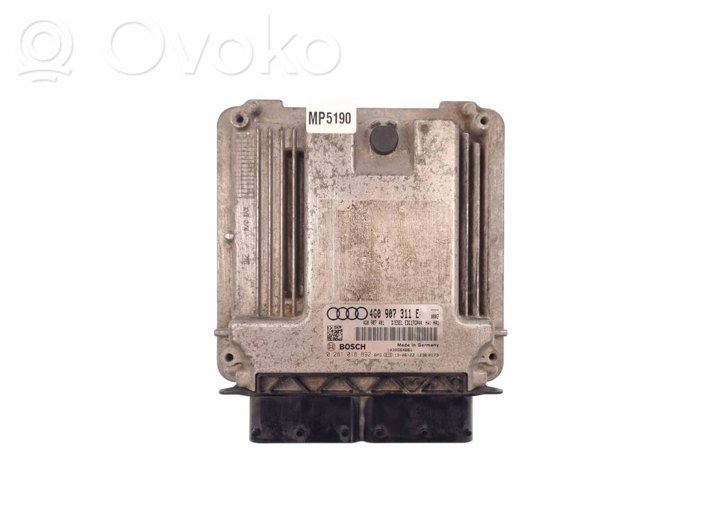 Audi A6 S6 C7 4G Engine control unit/module 
