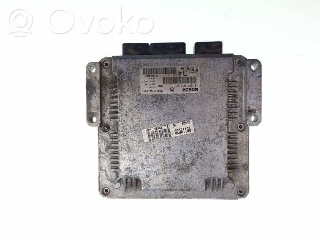 Peugeot 607 Engine control unit/module 