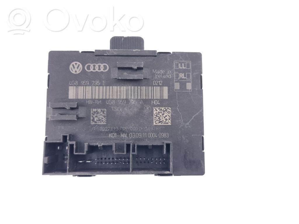 Audi A6 S6 C7 4G Door control unit/module 