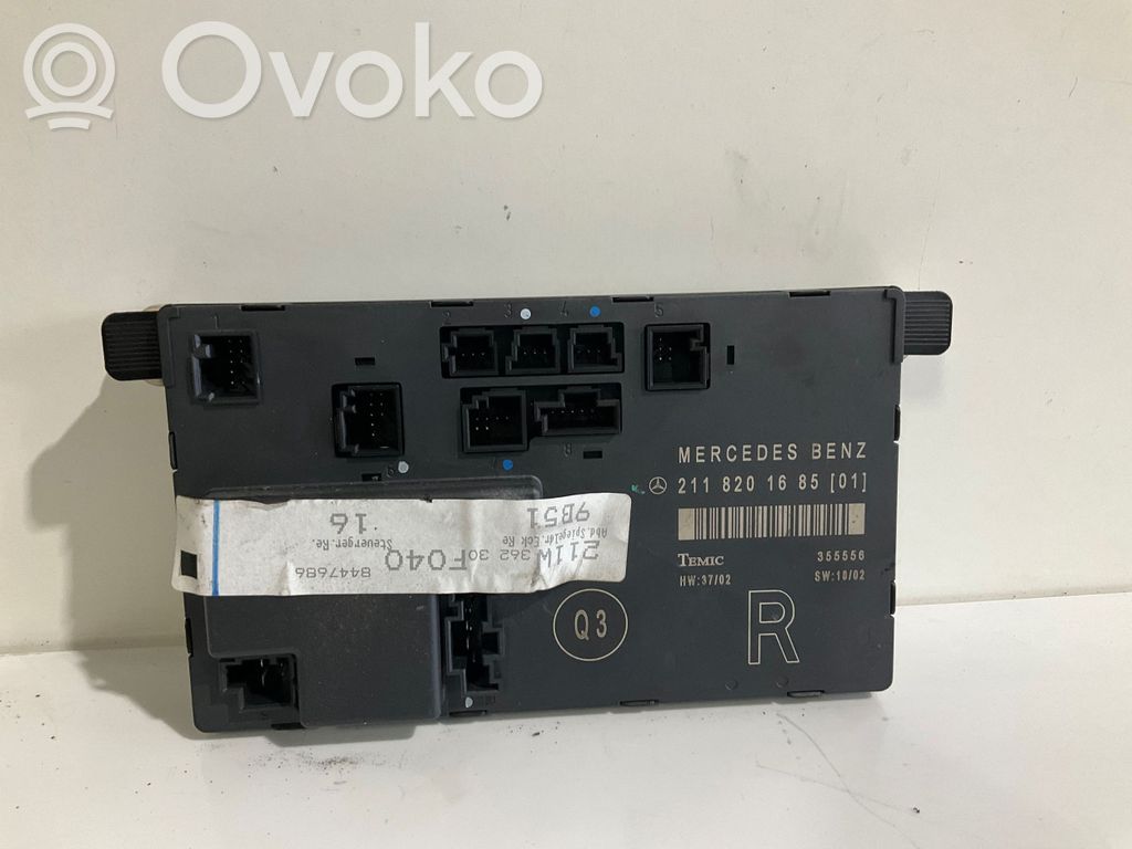 Mercedes-Benz E W211 Door control unit/module 