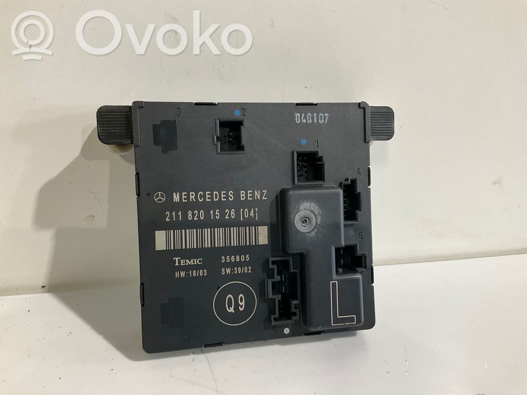 Mercedes-Benz E W211 Door control unit/module 