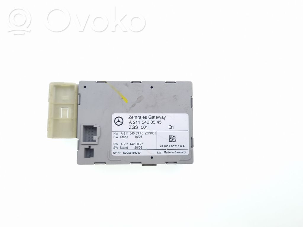 Mercedes-Benz E W211 Módulo de control Gateway 