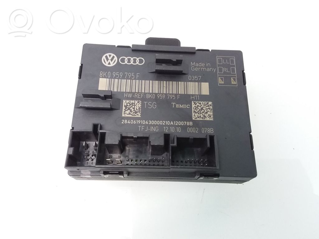 Audi A4 S4 B8 8K Door control unit/module 