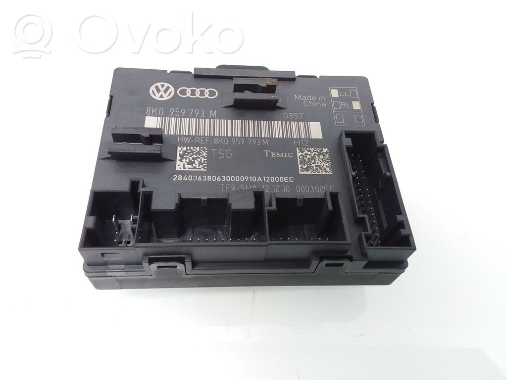 Audi A4 S4 B8 8K Door control unit/module 