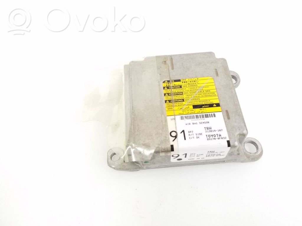 Toyota Corolla Verso AR10 Airbag control unit/module 