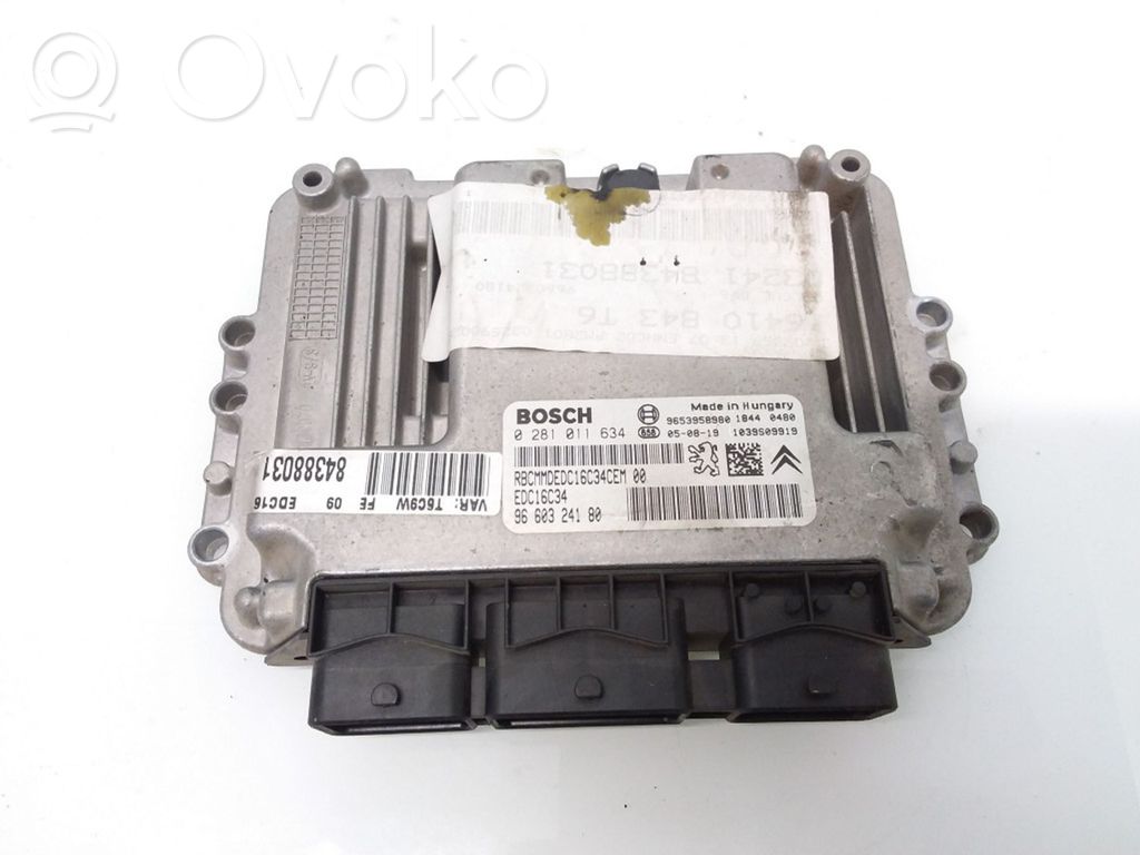 Peugeot 307 Engine control unit/module 