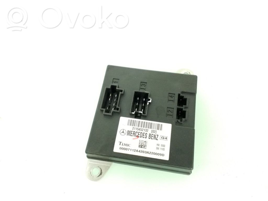 Mercedes-Benz E W211 Comfort/convenience module 