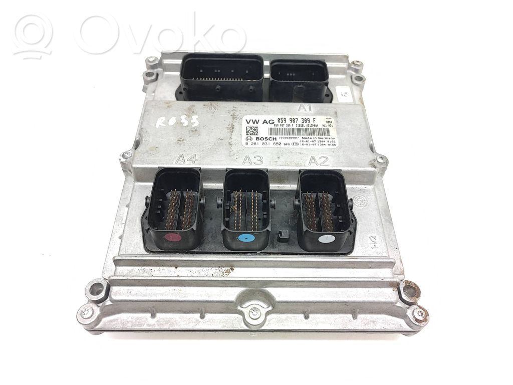Engine control unit/module   059907309F,0281031650