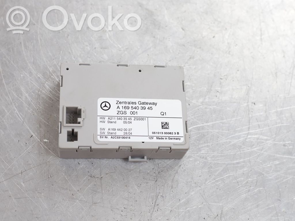 Mercedes-Benz A W169 Moduł sterowania Gateway 